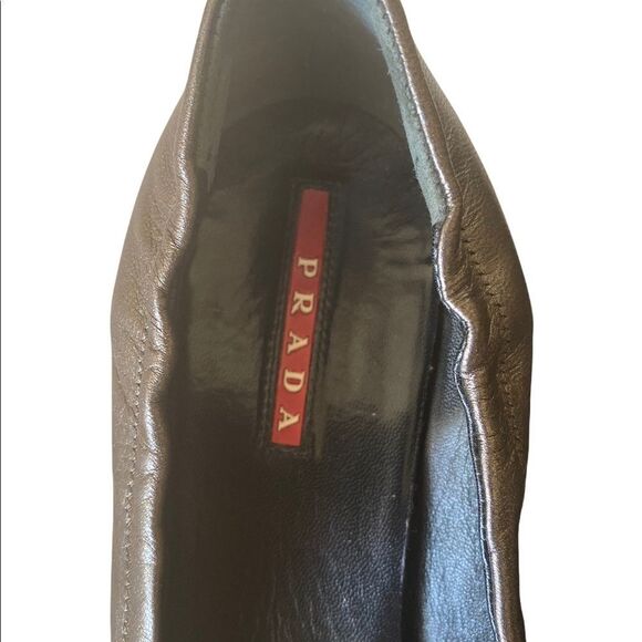 PRADA Brown Heels European Size 38.5  US 7.5-8 - Picture 6 of 8